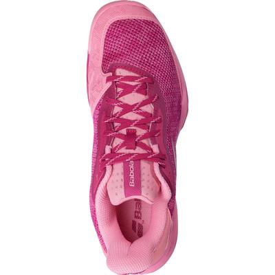 Babolat Womens Jet Tere Grass/Sand Court Tennis Shoes - Pink