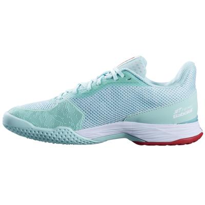 Babolat Womens Jet Tere Grass/Sand Court Tennis Shoes - Yucca/White - main image