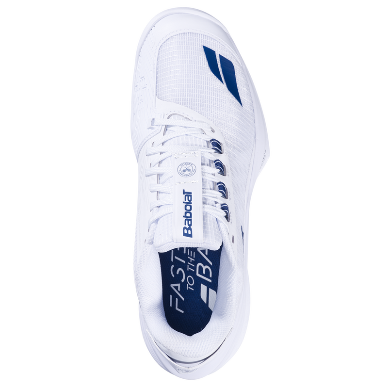 Babolat Womens Jet Tere 2 All Court Wimbledon Tennis Shoes - White/Blue Navy - main image