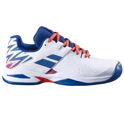 Babolat Kids Propulse Tennis Shoes - White/Estate Blue - main image