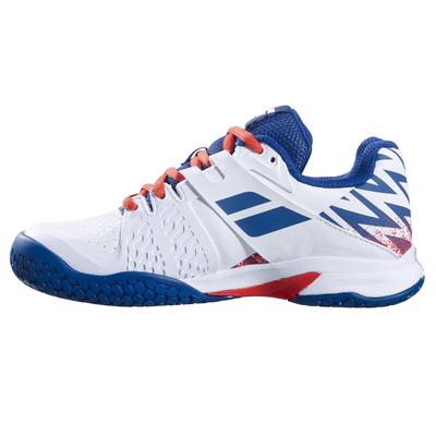 Babolat Kids Propulse Tennis Shoes - White/Estate Blue - main image