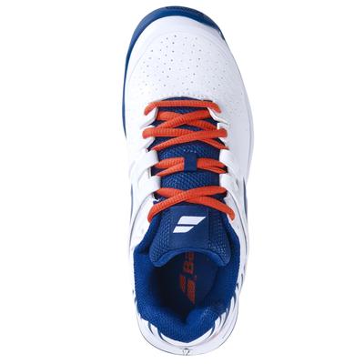 Babolat Kids Propulse Tennis Shoes - White/Estate Blue - main image
