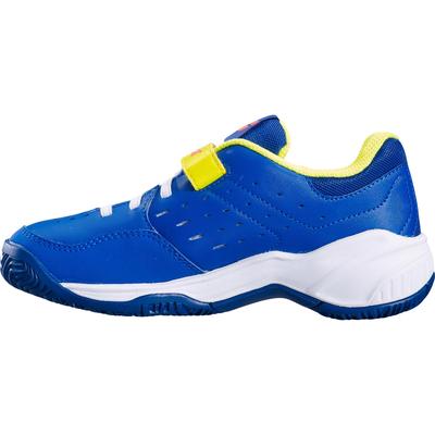 Babolat Kids Pulsion Velcro Tennis Shoes - Blue/FluoAero