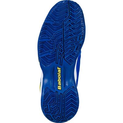 Babolat Kids Pulsion Velcro Tennis Shoes - Blue/FluoAero