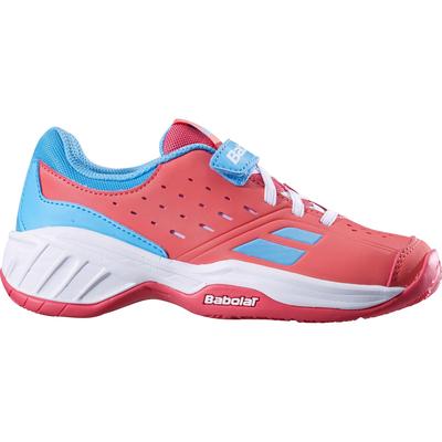 Babolat Kids Pulsion Velcro Tennis Shoes - Pink/SkyBlue - main image