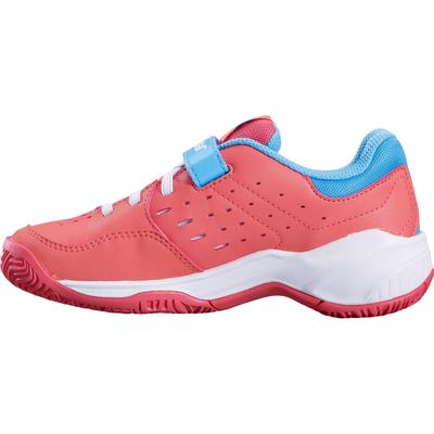 Babolat Kids Pulsion Velcro Tennis Shoes - Pink/SkyBlue
