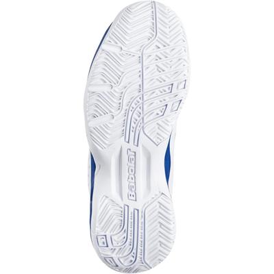 Babolat Kids Pulsion Velcro Tennis Shoes - White/Dazzling Blue - main image