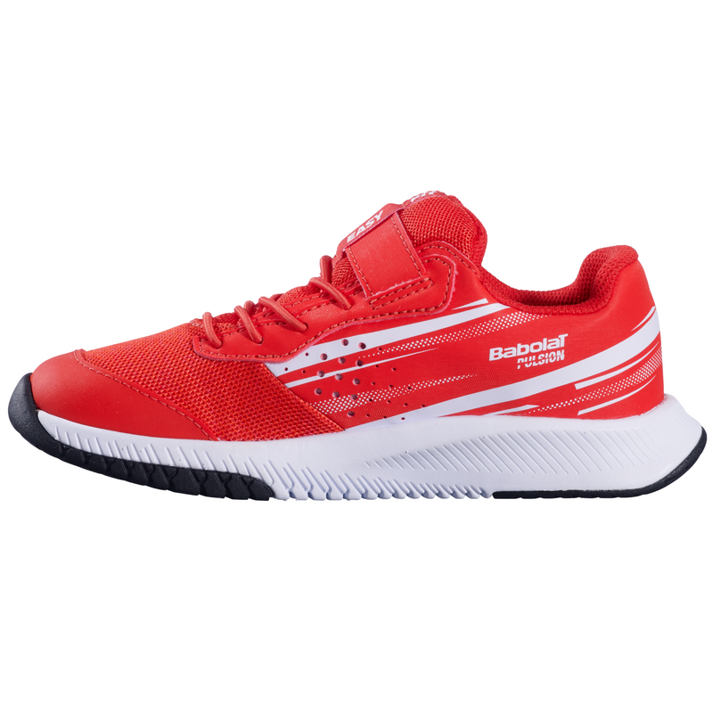 Babolat Kids Pulsion Velcro Tennis Shoes - Red/White - main image