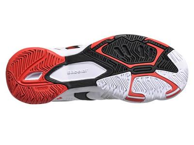 Babolat Boys V-Pro 2 Junior Tennis Shoes - White/Red - main image