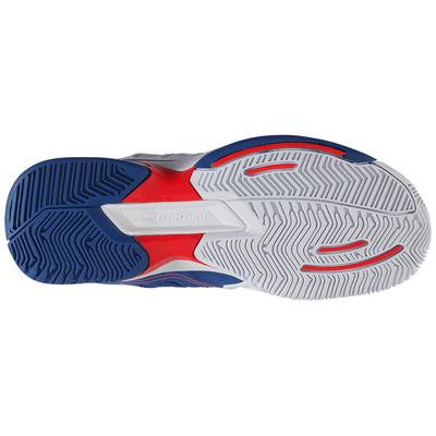 Babolat Boys Propulse Team BPM Junior Tennis Shoes - White/Blue - main image