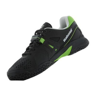 Babolat Boys Propulse 5 BPM Wimbledon Junior Tennis Shoes - Black/Green - main image