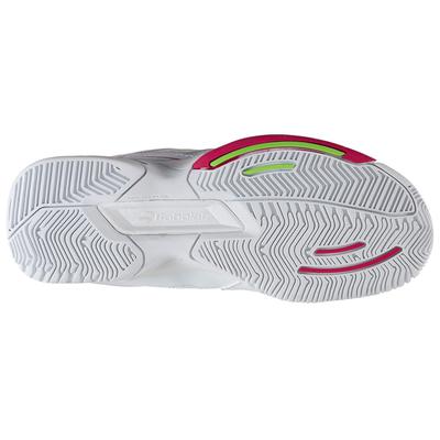 Babolat Girls Pulsion 4 BPM Junior Tennis Shoes - White/Pink