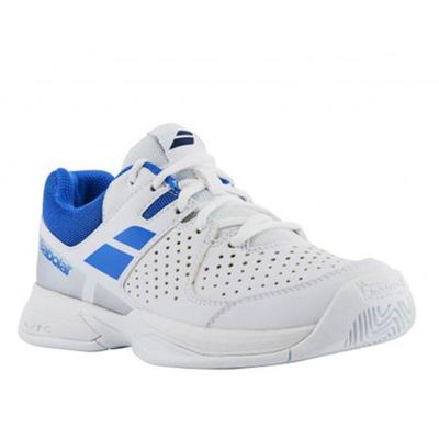 Babolat Kids Pulsion Tennis Shoes - White/Blue - main image