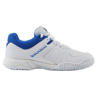 Babolat Kids Pulsion Tennis Shoes - White/Blue - main image