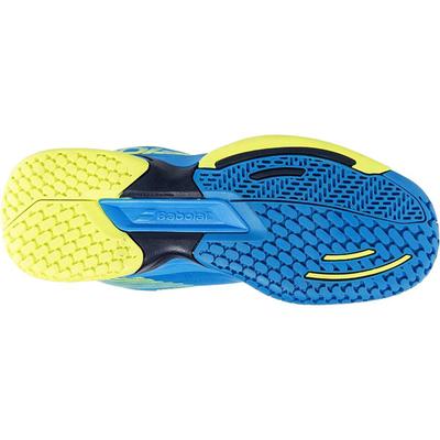Babolat Kids Jet Tennis Shoes - Blue/Yellow - main image
