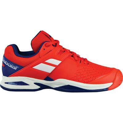 Babolat Kids Propulse Tennis Shoes - Bright Red/Estate Blue