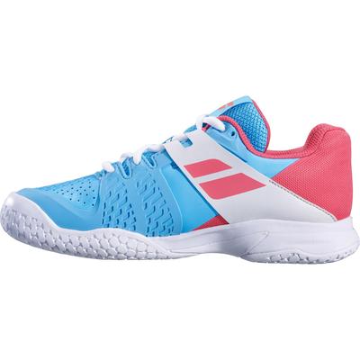 Babolat Kids Propulse Tennis Shoes - Sky Blue/Pink