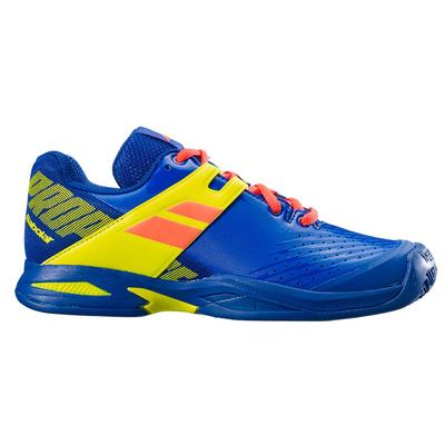Babolat Kids Propulse Clay Tennis Shoes - Blue/FluoAero