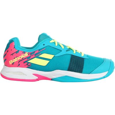 Babolat Kids Jet Tennis Shoes - Capri Breeze/Pink - main image