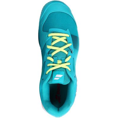 Babolat Kids Jet Tennis Shoes - Capri Breeze/Pink - main image