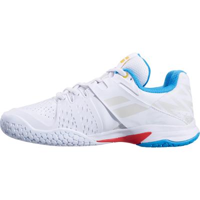 Babolat Kids Propulse Tennis Shoes - White/Diva Blue - main image