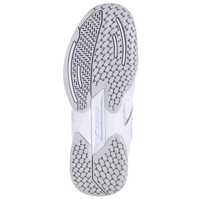 Babolat Kids Propulse Wimbledon Tennis Shoes - White/Silver