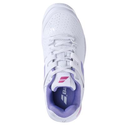 Babolat Kids Propulse Tennis Shoes -White/Lavender - main image