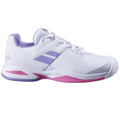Babolat Kids Propulse Tennis Shoes -White/Lavender - main image