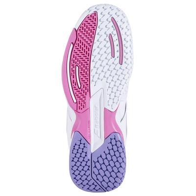 Babolat Kids Propulse Tennis Shoes -White/Lavender - main image