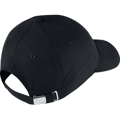 Nike Metal Swoosh Sportswear Cap - Black/Silver - main image