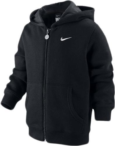 Nike Little Boys Core Essential Full Zip Hoodie - Black/White - main image