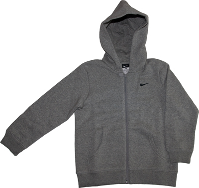 Nike Little Boys Core Essential Full Zip Hoodie - Dark Grey
