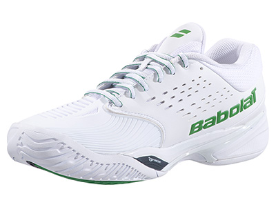 Babolat Mens SFX Wimbledon All Court Tennis Shoes - White/Green - main image