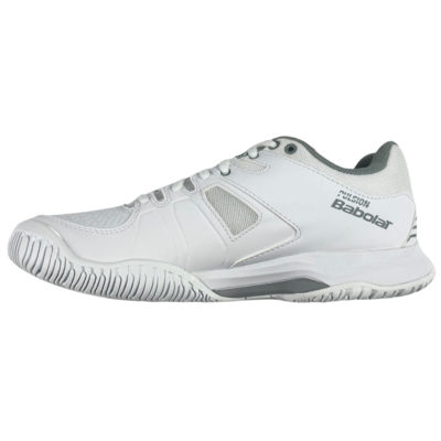 Babolat Mens Pulsion Tennis Shoes - White/Silver - main image