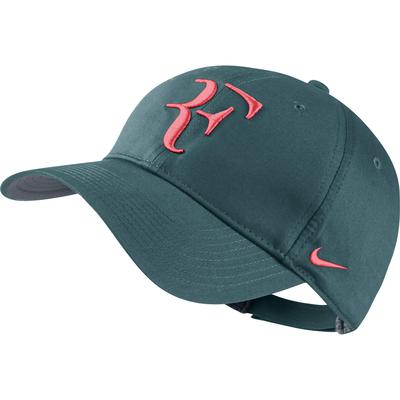 Nike Premier RF Hybrid Cap - Teal/Hot Lava - main image