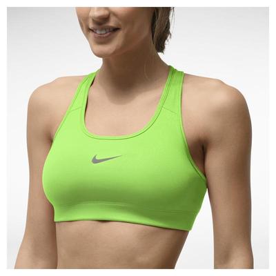 Nike Pro Victory Sports Bra - Lime/Grey - main image