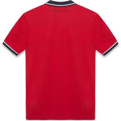 Sergio Tacchini Mens Ishen Polo Shirt - Apple Red/White - main image