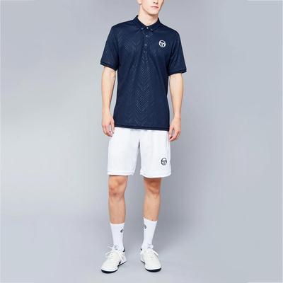 Sergio Tacchini Mens Chevron Polo - Navy/White - main image