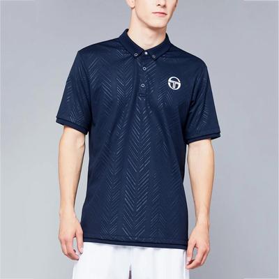 Sergio Tacchini Mens Chevron Polo - Navy/White - main image