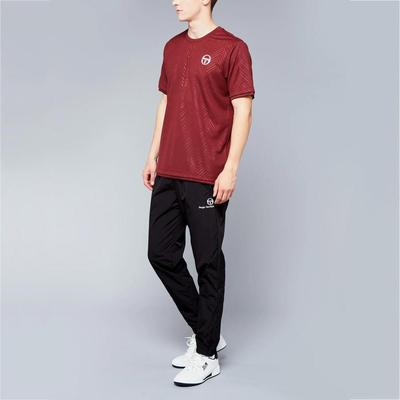 Sergio Tacchini Mens Chevron T-Shirt - Bordeaux/White - main image