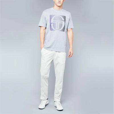 Sergio Tacchini Mens Fargo T-Shirt - Grey Melange/Dark Violet - main image