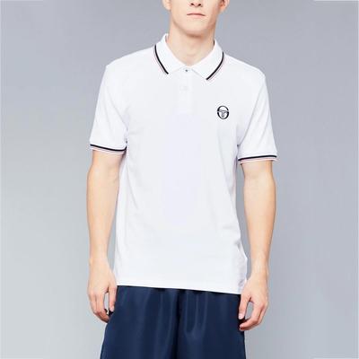 Sergio Tacchini Mens Reed 020 Polo - White/Vintage Red - main image