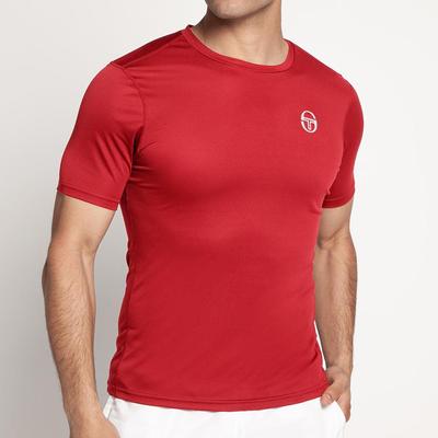 Sergio Tacchini Mens Zitan T-Shirt - Vintage Red