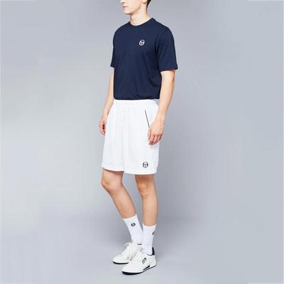 Sergio Tacchini Mens Rob Shorts - White/Navy - main image