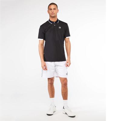 Sergio Tacchini Mens Young Line Pro Tennis Polo - Black/White - main image