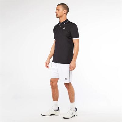 Sergio Tacchini Mens Young Line Pro Tennis Polo - Black/White - main image