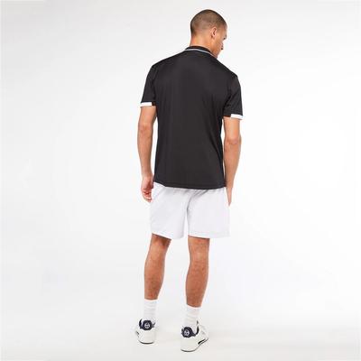 Sergio Tacchini Mens Young Line Pro Tennis Polo - Black/White - main image