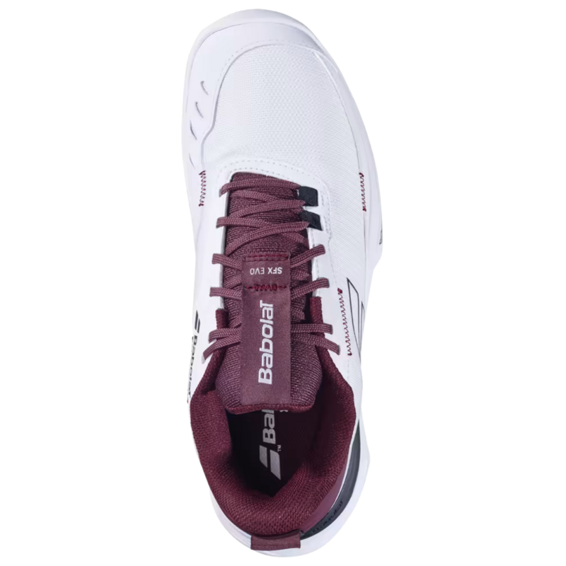 Babolat Mens SFX Evo Clay Tennis Shoes - White/ Port Royale - main image