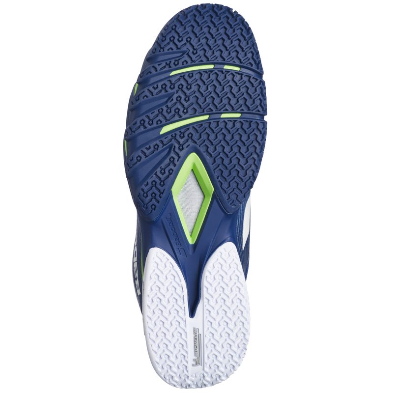 Babolat Mens Jet Premura 3 Lebron Padel Shoes - Blue Depths/ Green Flash - main image