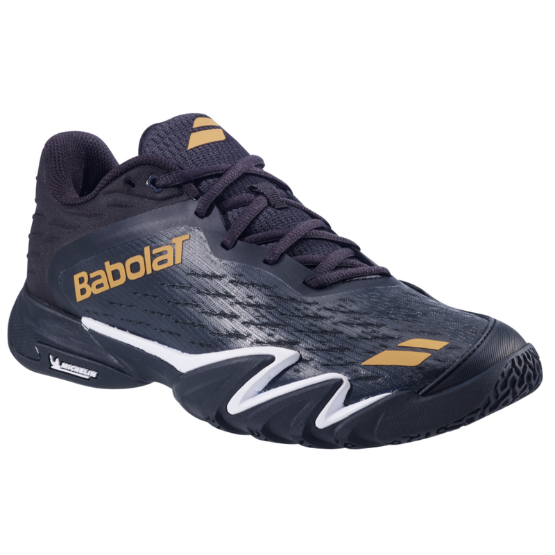Babolat Mens Jet Premura 3 Shoes - Black/Gold - main image